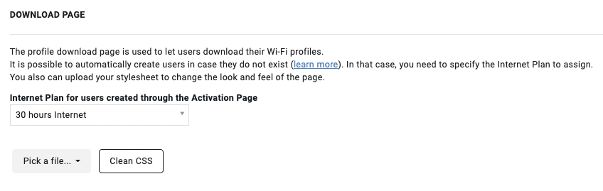 WiFi Profile Download Page – Help Center